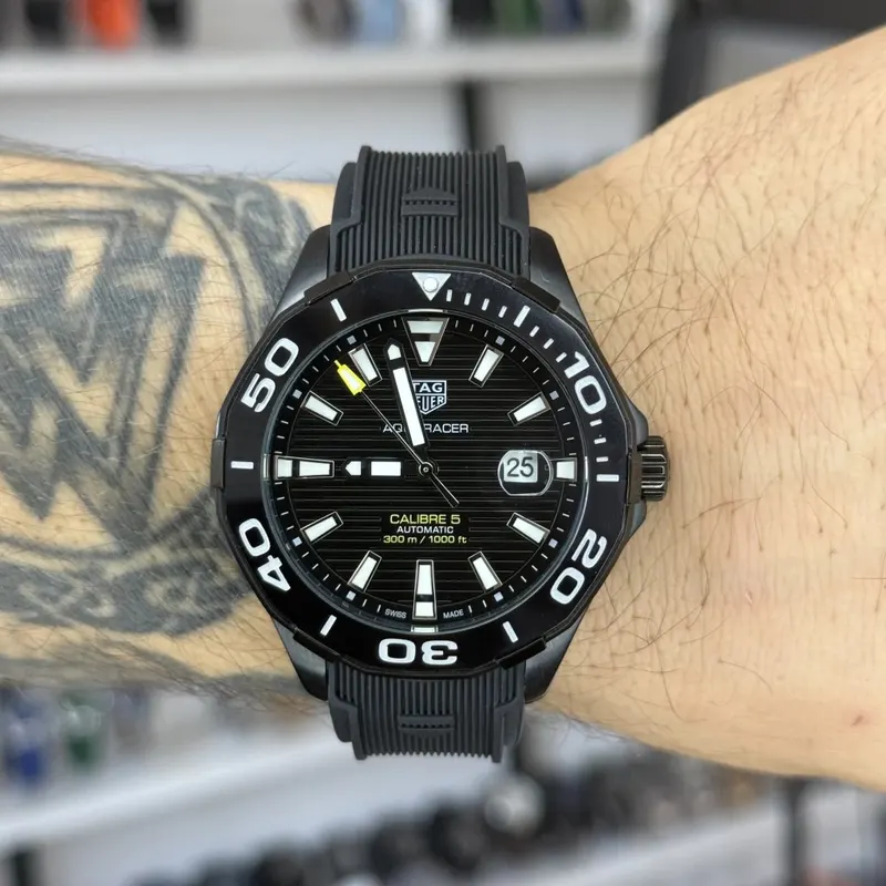 TAG Heuer Aquaracer Preto Amarelo