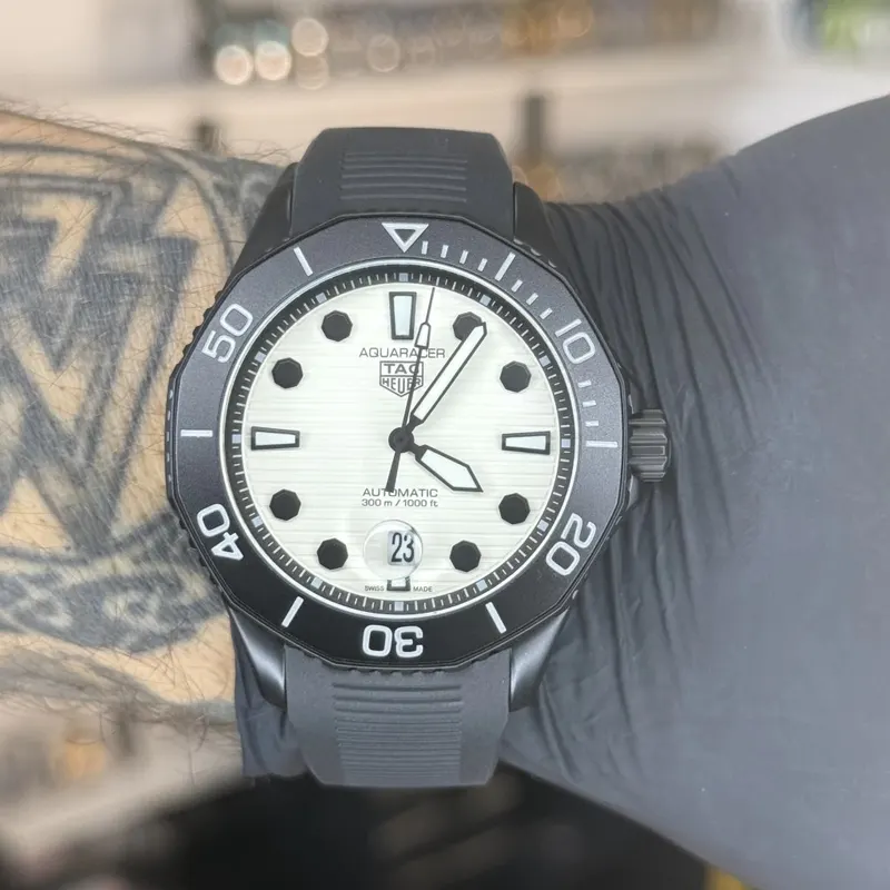 TAG Heuer Aquaracer Preto Branco