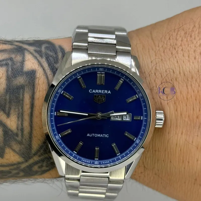 TAG Heuer Carrera Prata Azul